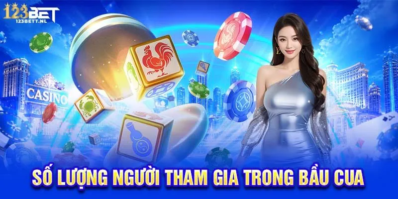 Số lượng người tham gia trong Bầu Cua 